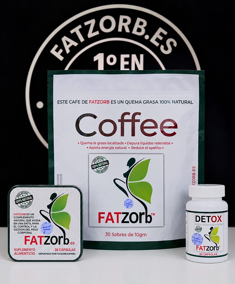 Pack Cápsulas Fatzorb + Cafe Fatzorb + Detox Fatzorb